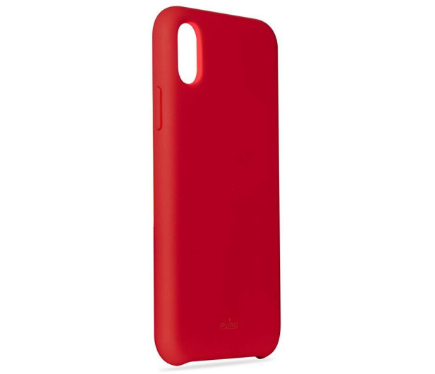 Puro ICON Cover do iPhone Xs czerwony - 477651 - zdjęcie 2